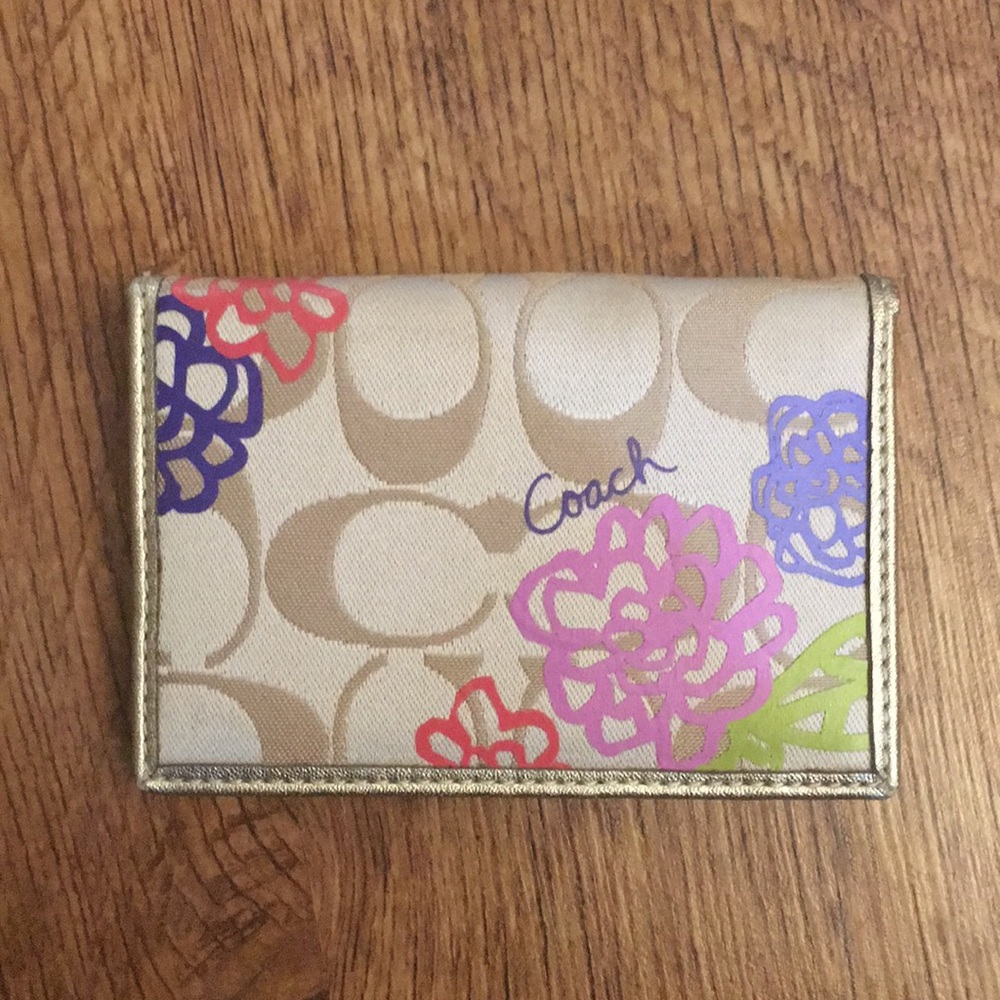Coach slim wallet